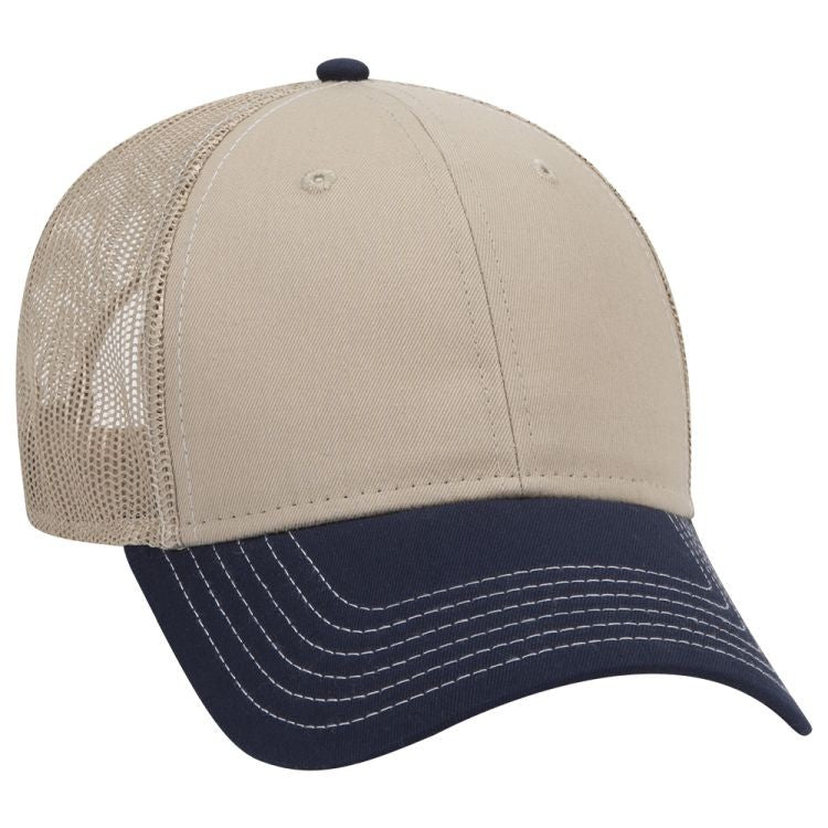 83-1239 OTTO CAP 6 Panel Low Profile Mesh Back Trucker Hat