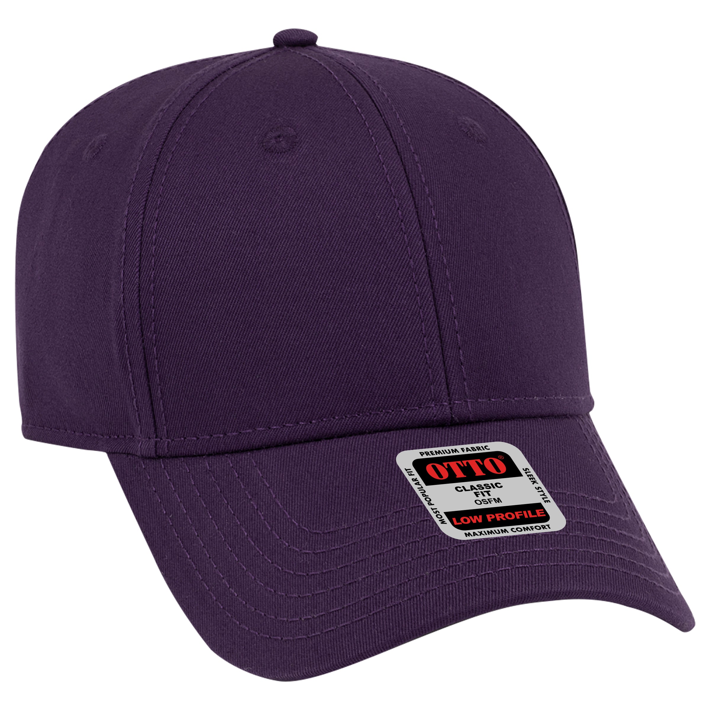 19-1203 OTTO CAP 6 Panel Low Profile Baseball Cap