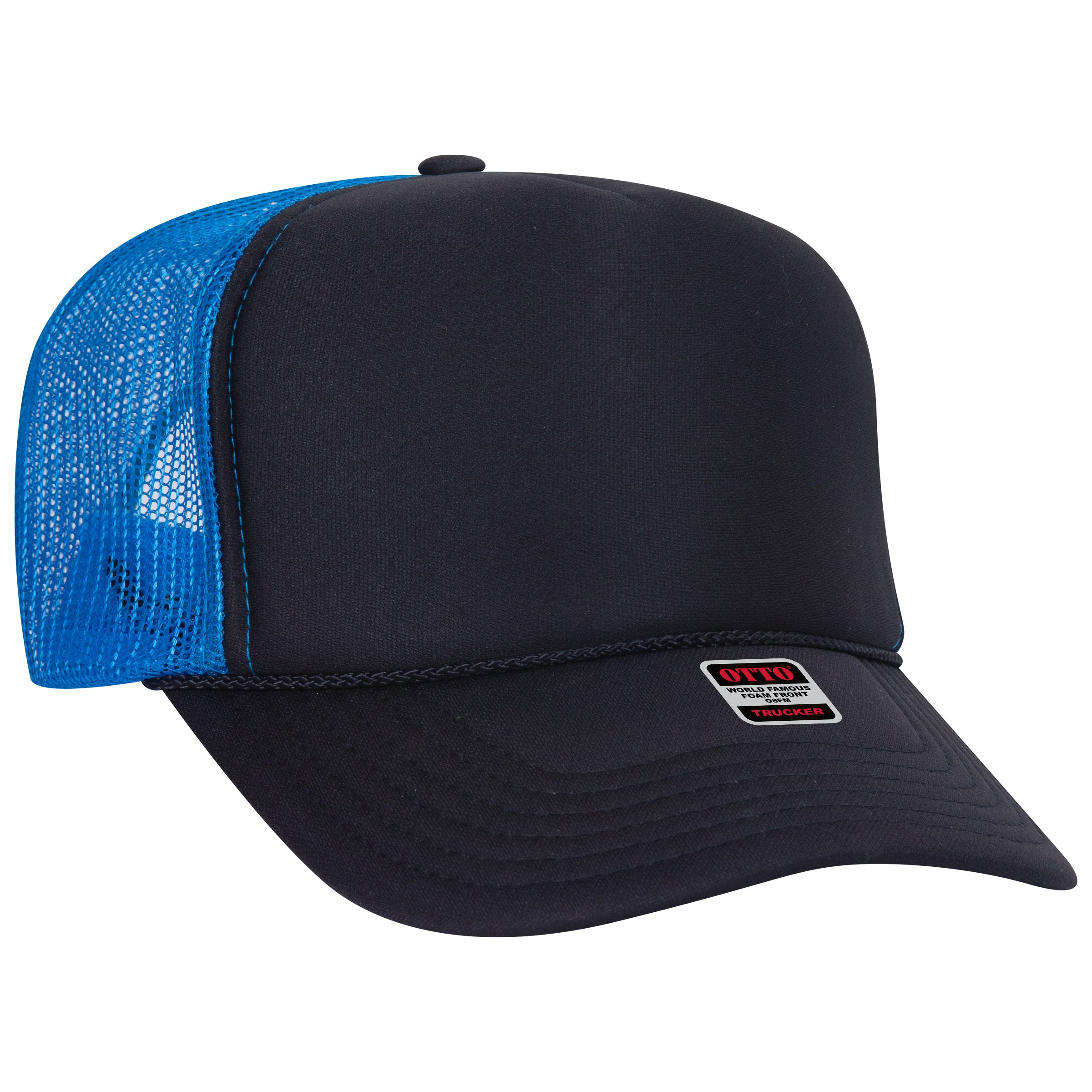 39-165 OTTO CAP 5 Panel High Crown Mesh Back Trucker Hat