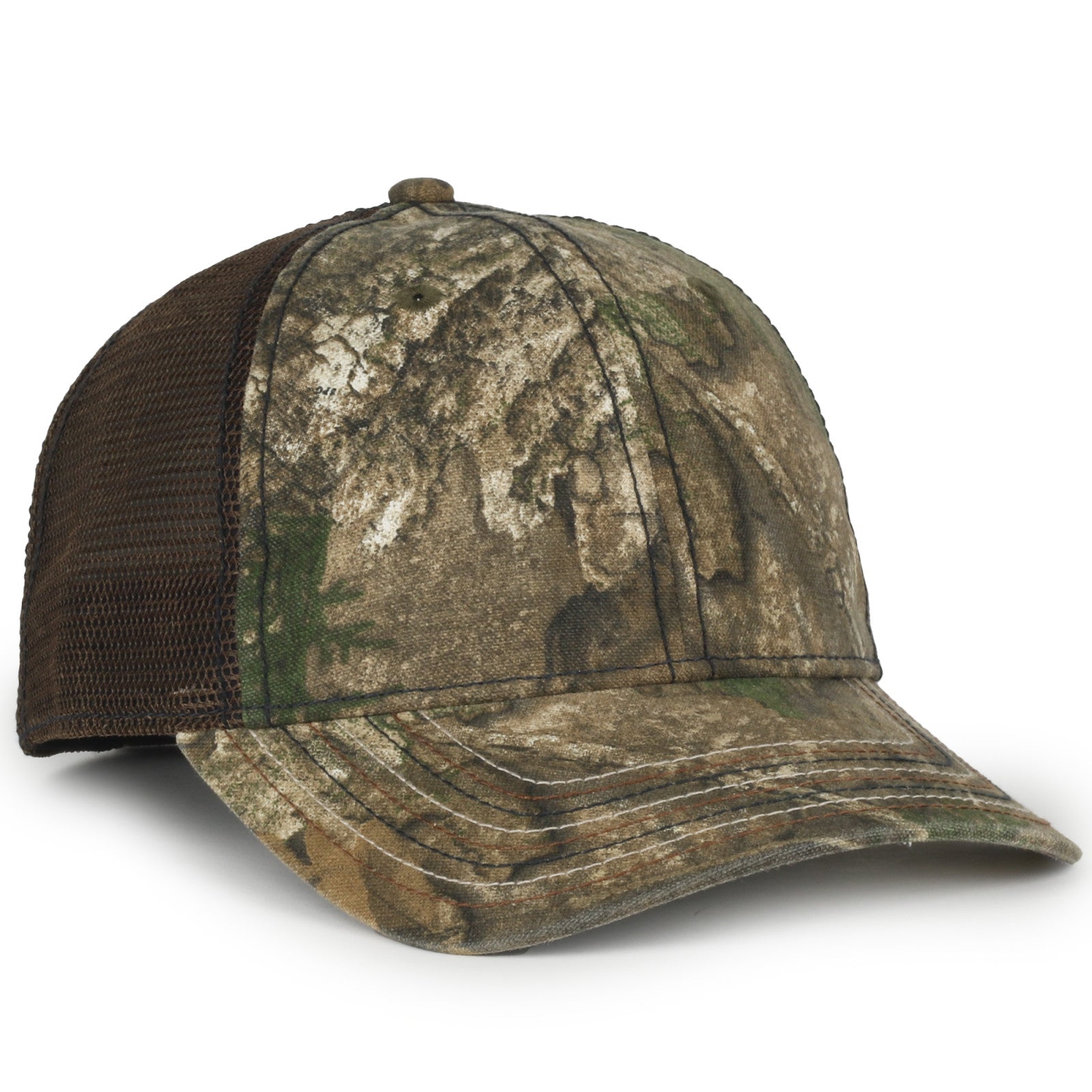 Outdoor Cap CWF-310 Mesh Back w/Camo Flag Undervisor