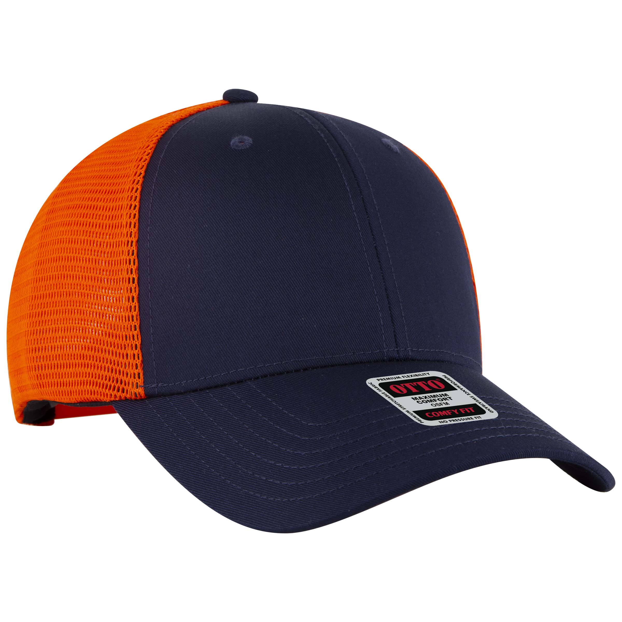 83-2 OTTO CAP "OTTO COMFY FIT" 6 Panel Low Profile Mesh Back Trucker Hat