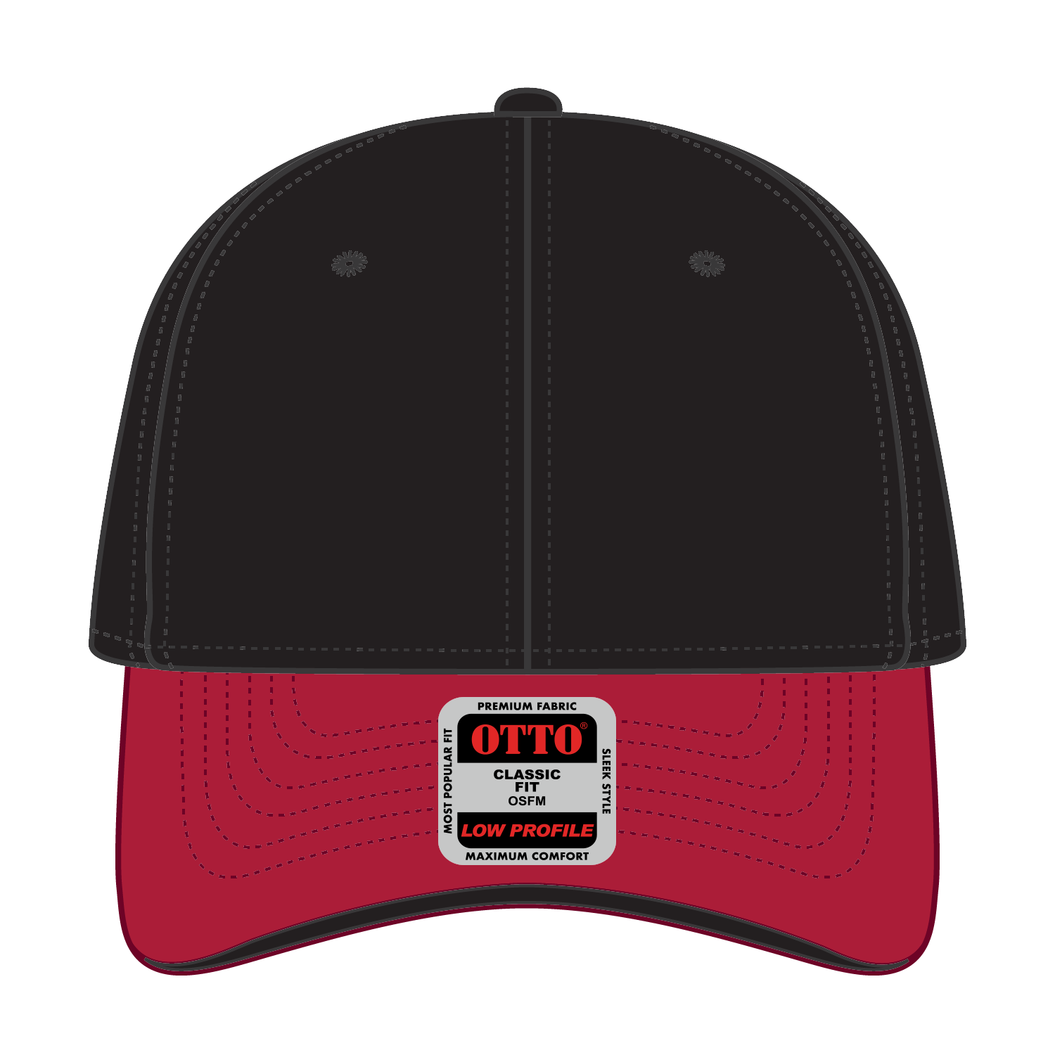 23-430 OTTO CAP 6 Panel Low Profile Baseball Cap