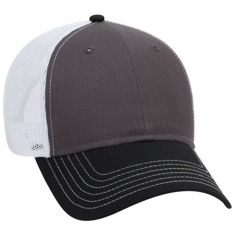 83-1239 OTTO CAP 6 Panel Low Profile Mesh Back Trucker Hat