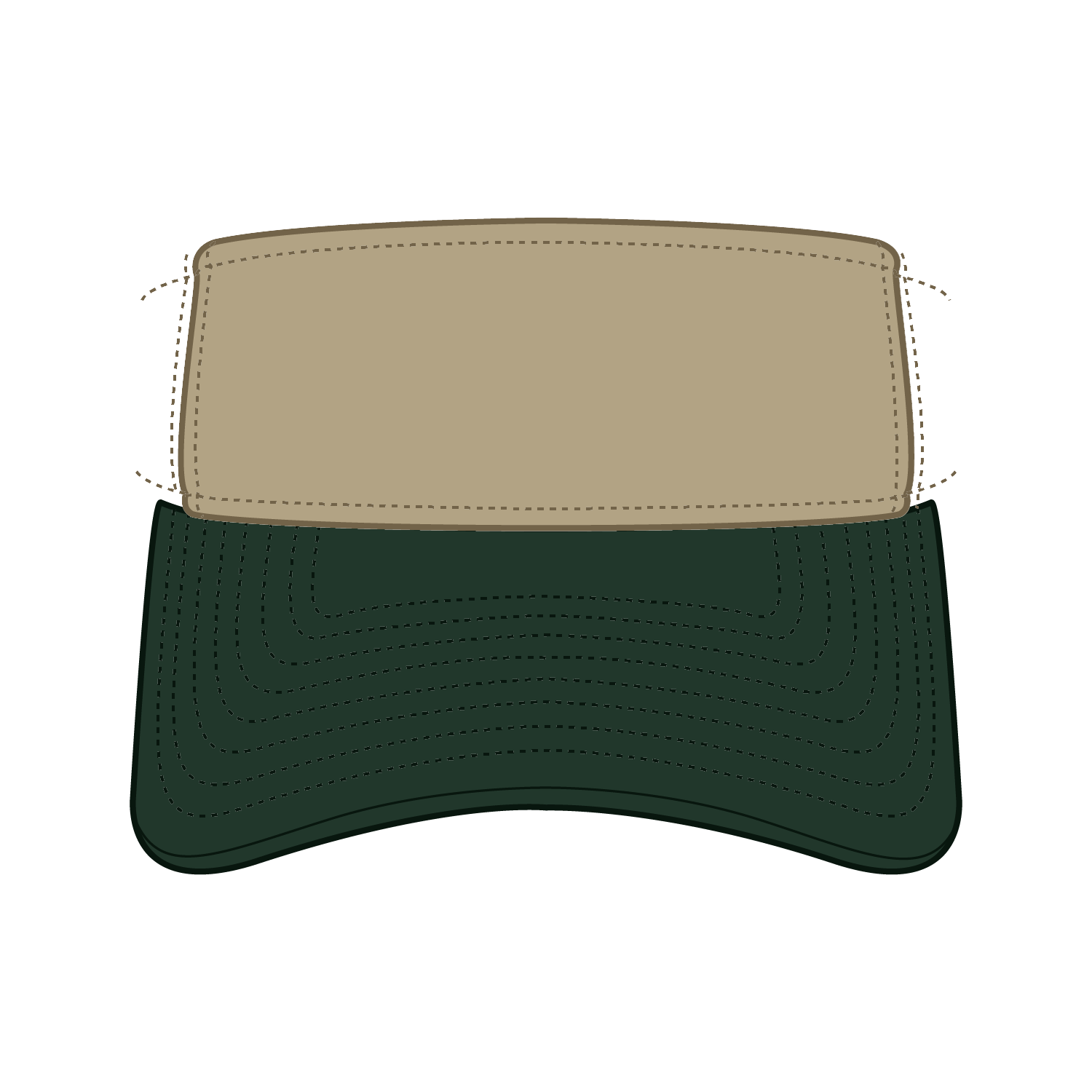 15-280 OTTO CAP "OTTO FLEX" Sun Visor