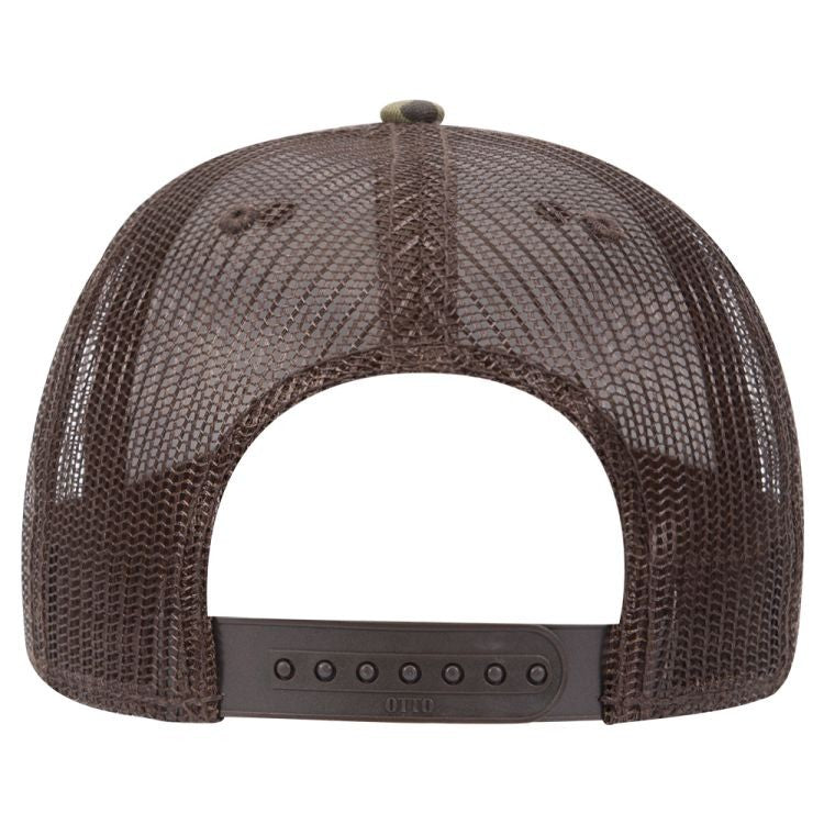 105-1247 OTTO CAP Camouflage 6 Panel Low Profile Mesh Back Trucker Hat