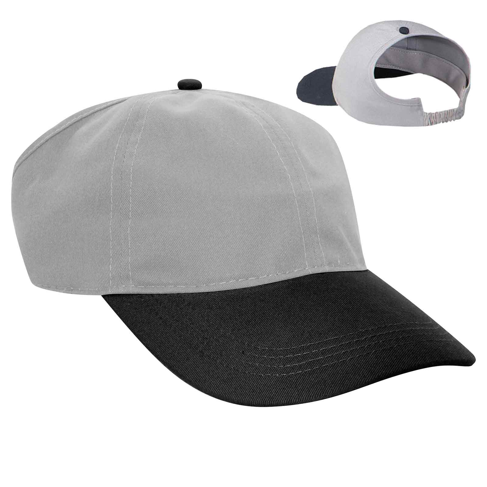 69-291 OTTO CAP 4 Panel Ponytail Cap