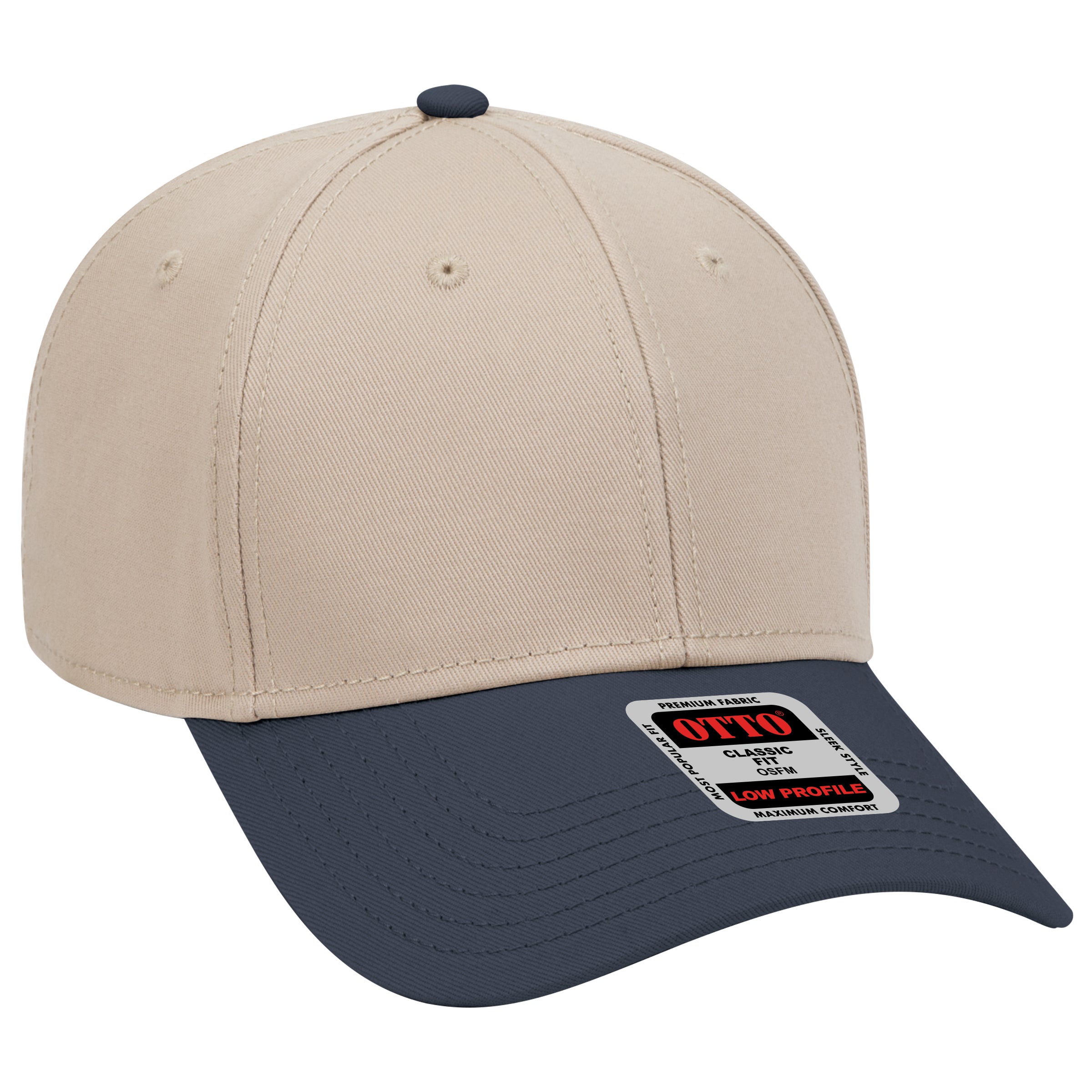19-768 OTTO CAP 6 Panel Low Profile Baseball Cap