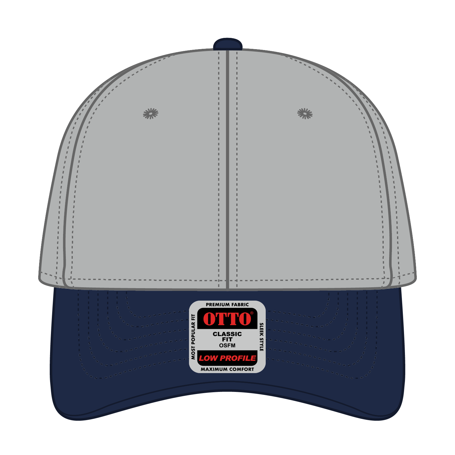 19-366 OTTO CAP 6 Panel Low Profile Baseball Cap