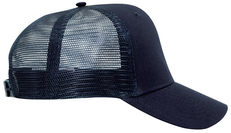 30-1103 OTTO CAP 6 Panel Mid Profile Mesh Back Trucker Hat