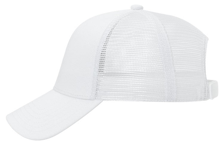 32-934 OTTO CAP 5 Panel Mid Profile Mesh Back Trucker Hat