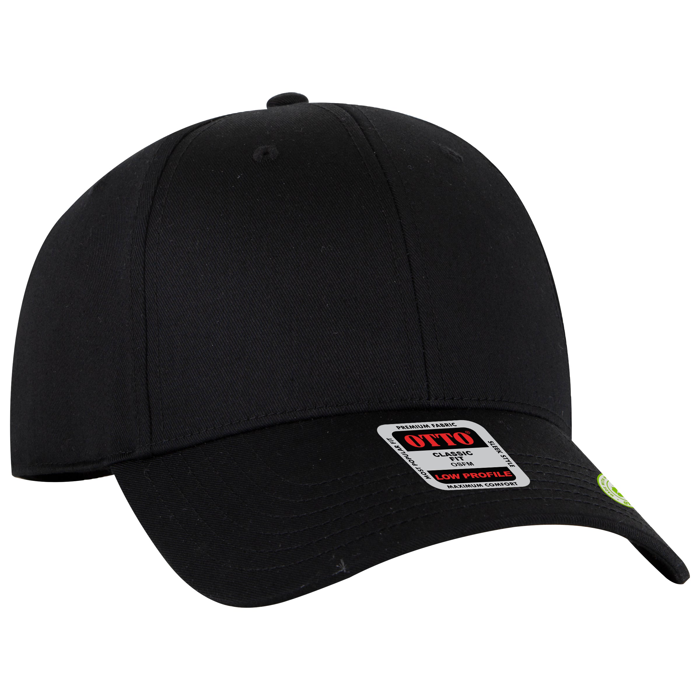 19-6 OTTO CAP 6 Panel Low Profile Style Baseball Cap 19-6