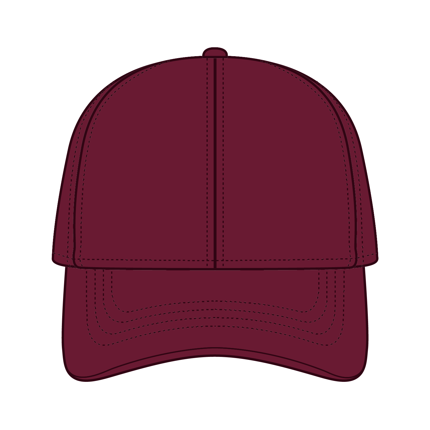 69-291 OTTO CAP 4 Panel Ponytail Cap