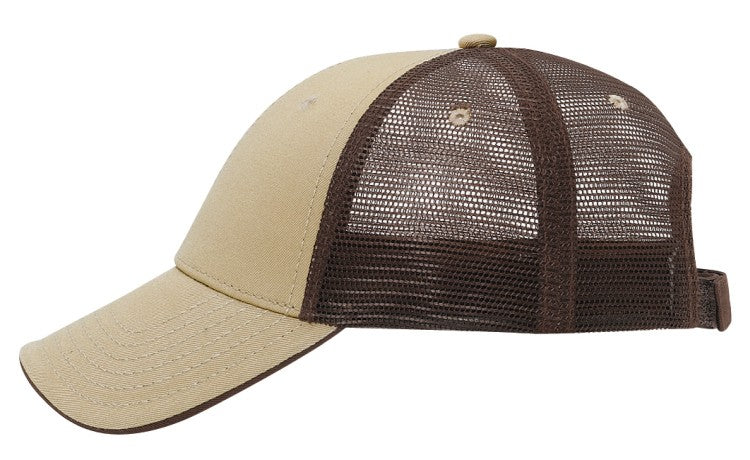 122-945 OTTO CAP 6 Panel Low Profile Mesh Back Trucker Hat