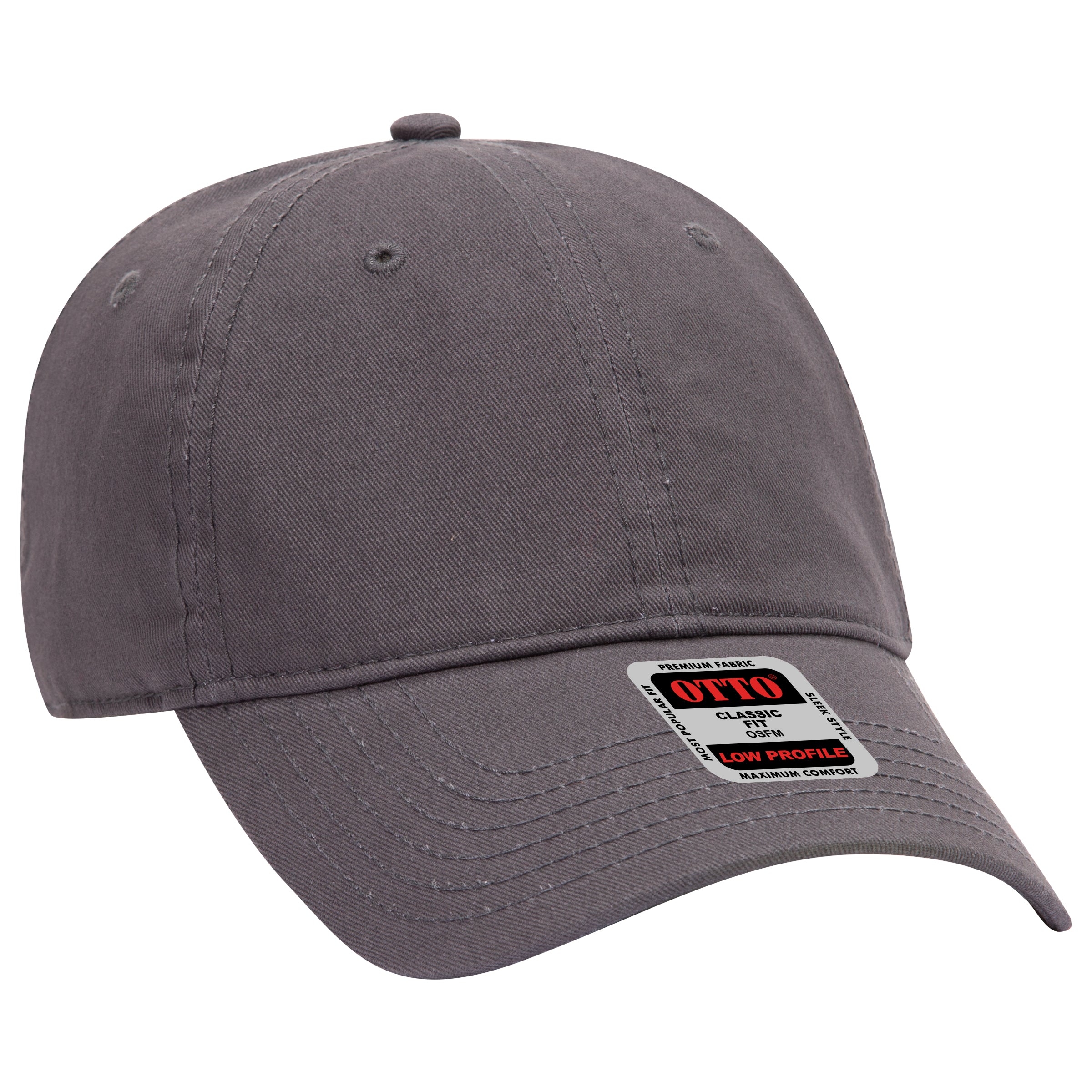 18-864 OTTO CAP 6 Panel Low Profile Baseball Cap