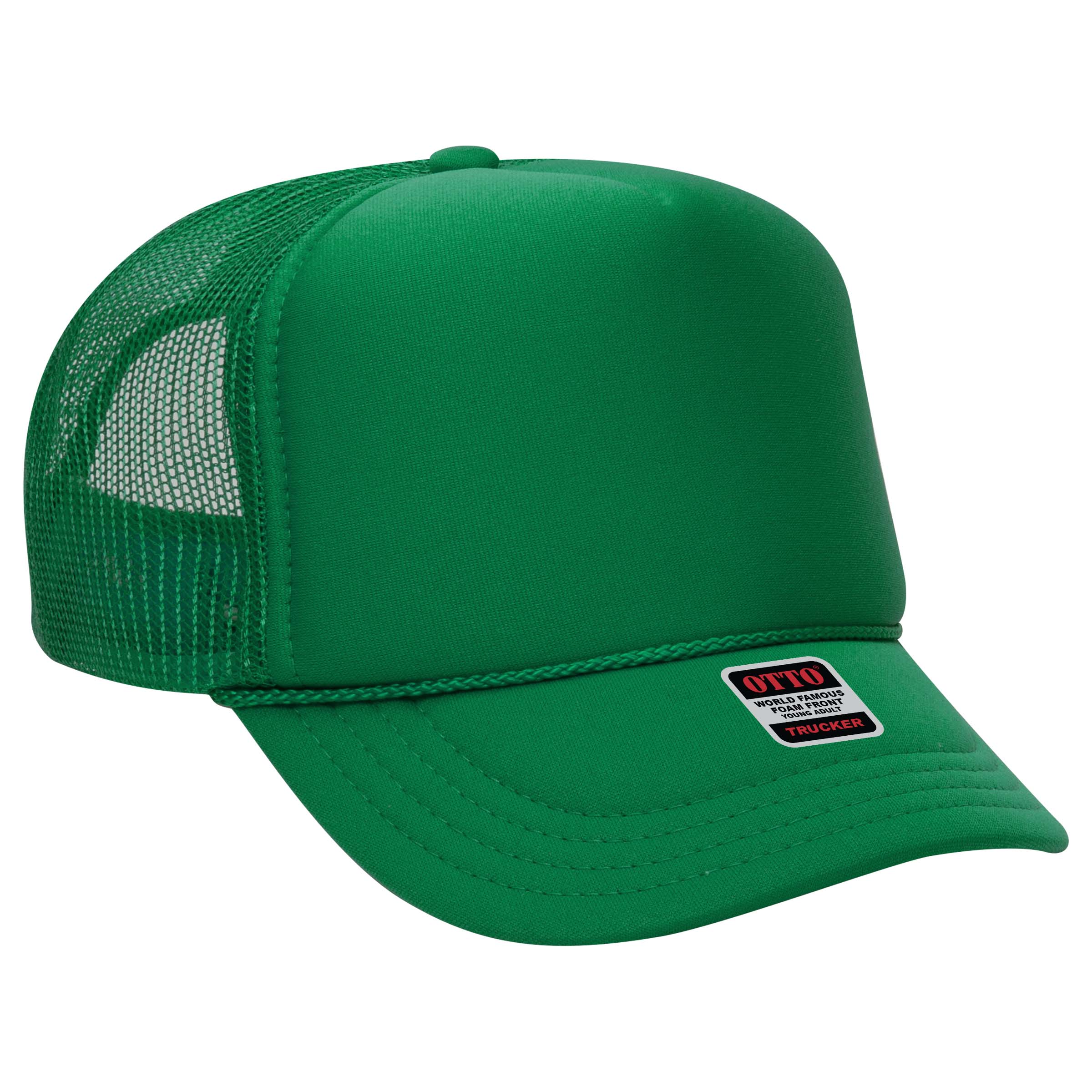 39-165 OTTO CAP 5 Panel High Crown Mesh Back Trucker Hat