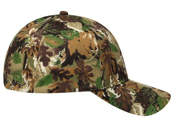 77-379 OTTO CAP "OTTO FLEX" Camouflage 6 Panel Low Profile Baseball Cap