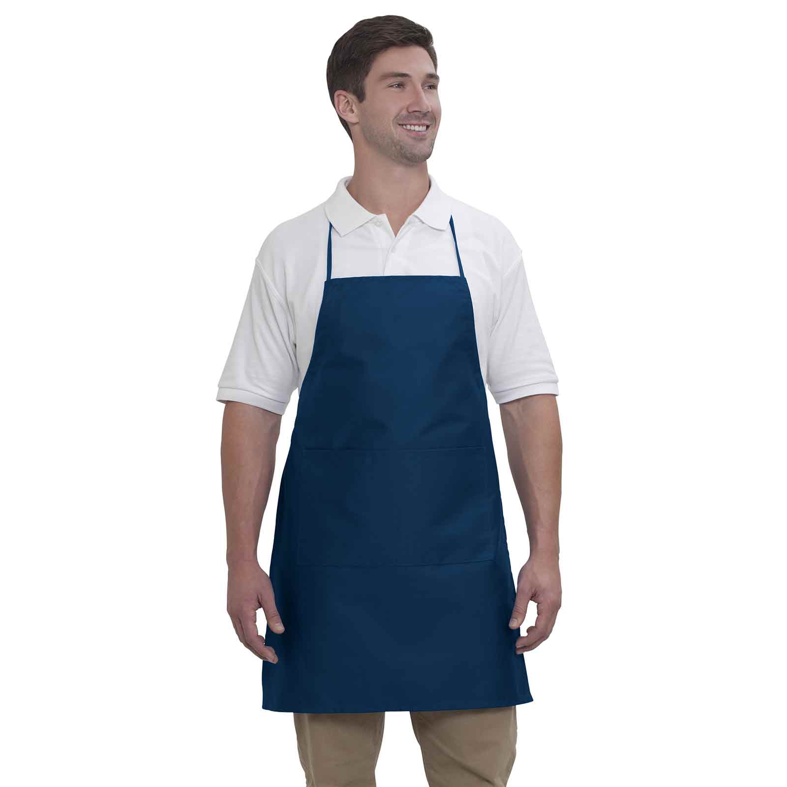 803-401 OTTO 2 Pocket Full Length Adjustable Bib Apron