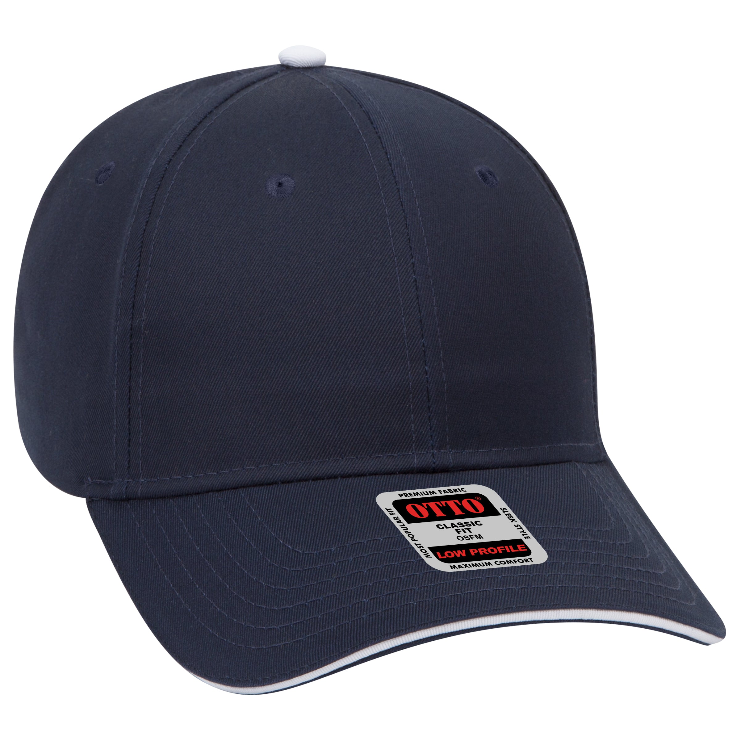 23-434 OTTO CAP 6 Panel Low Profile Baseball Cap