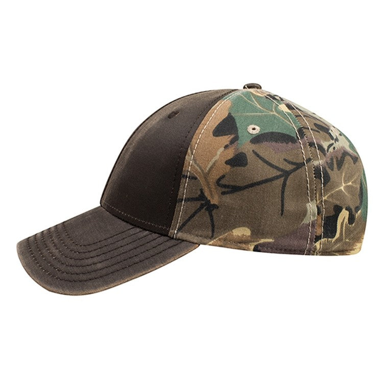 78-1130 OTTO CAP Camouflage 6 Panel Low Profile Baseball Cap