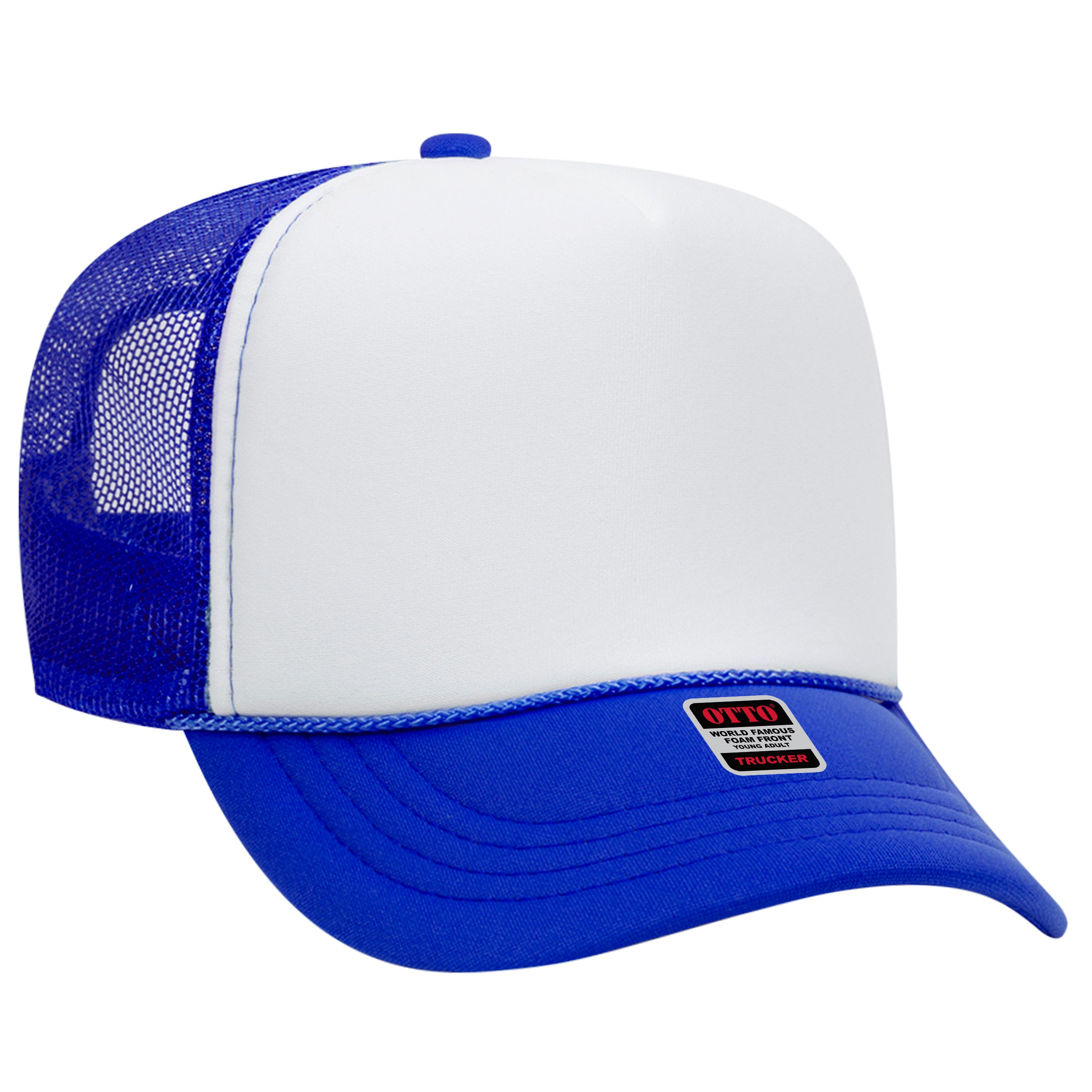 39-165 OTTO CAP 5 Panel High Crown Mesh Back Trucker Hat