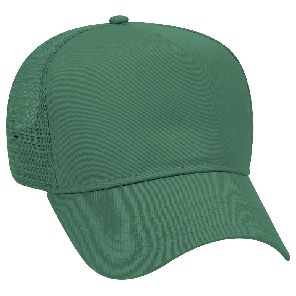 32-285 OTTO CAP 5 Panel Mid Profile Mesh Back Trucker Hat