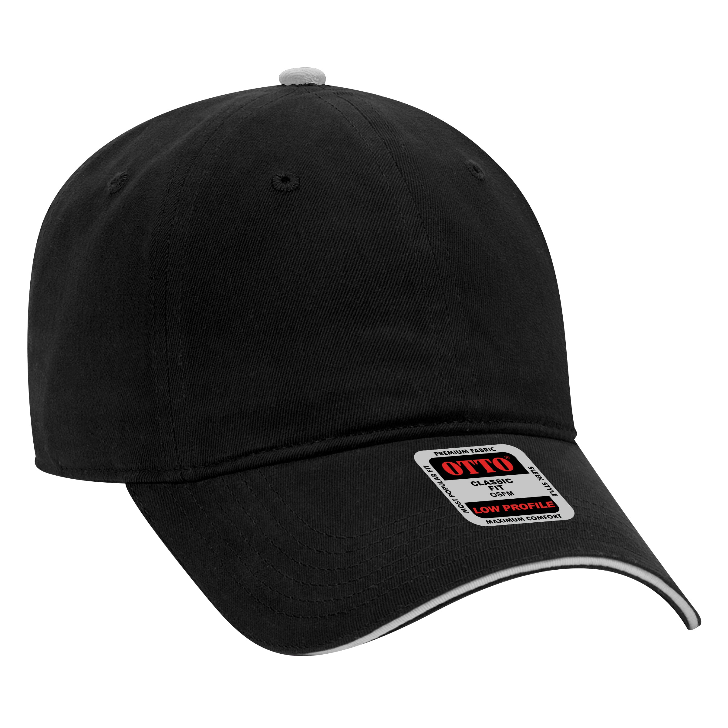 22-688 OTTO CAP 6 Panel Low Profile Baseball Cap