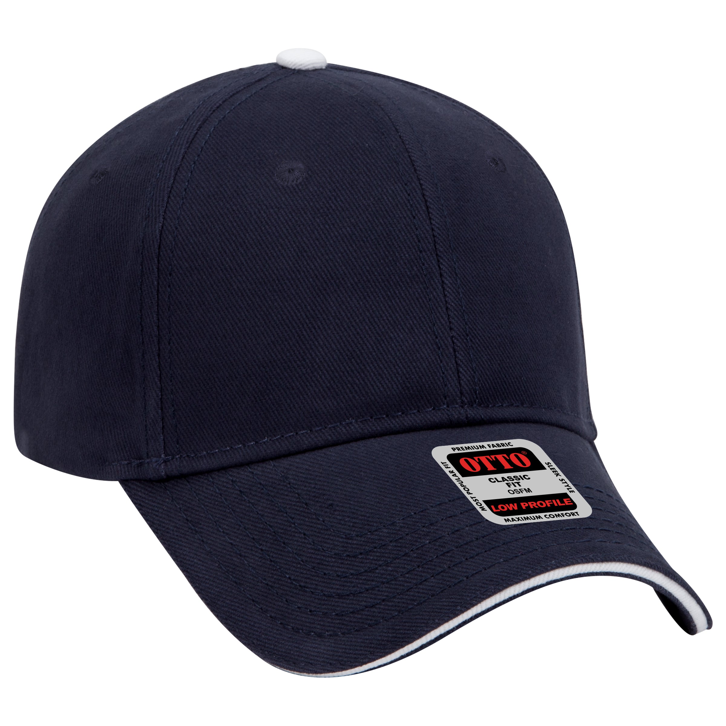 23-255 OTTO CAP 6 Panel Low Profile Baseball Cap