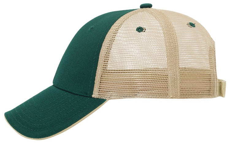 122-945 OTTO CAP 6 Panel Low Profile Mesh Back Trucker Hat