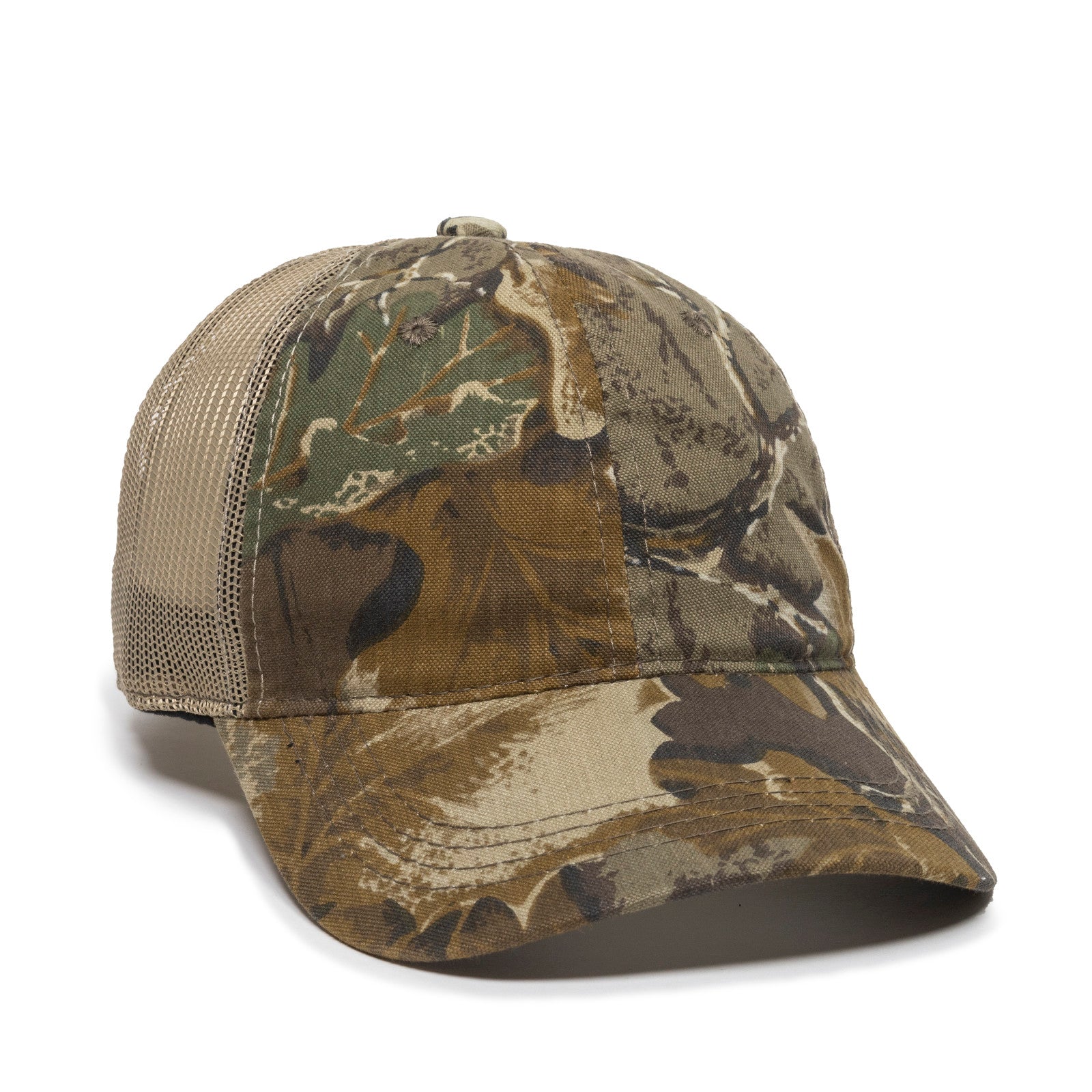 Outdoor Cap 430PC Washed Camo Mesh Back