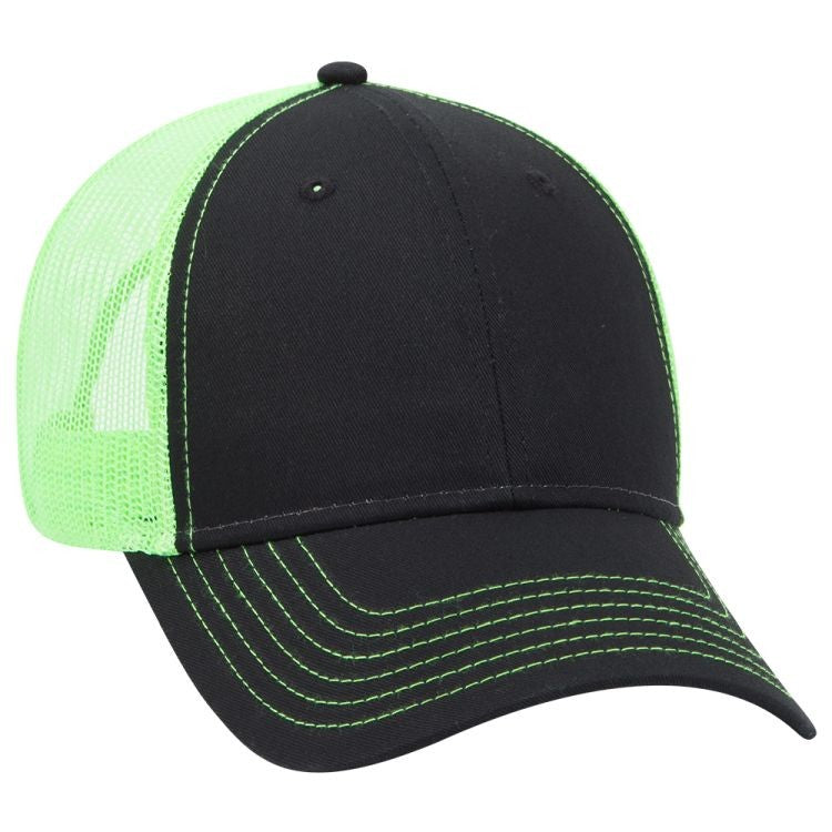 83-1239 OTTO CAP 6 Panel Low Profile Mesh Back Trucker Hat