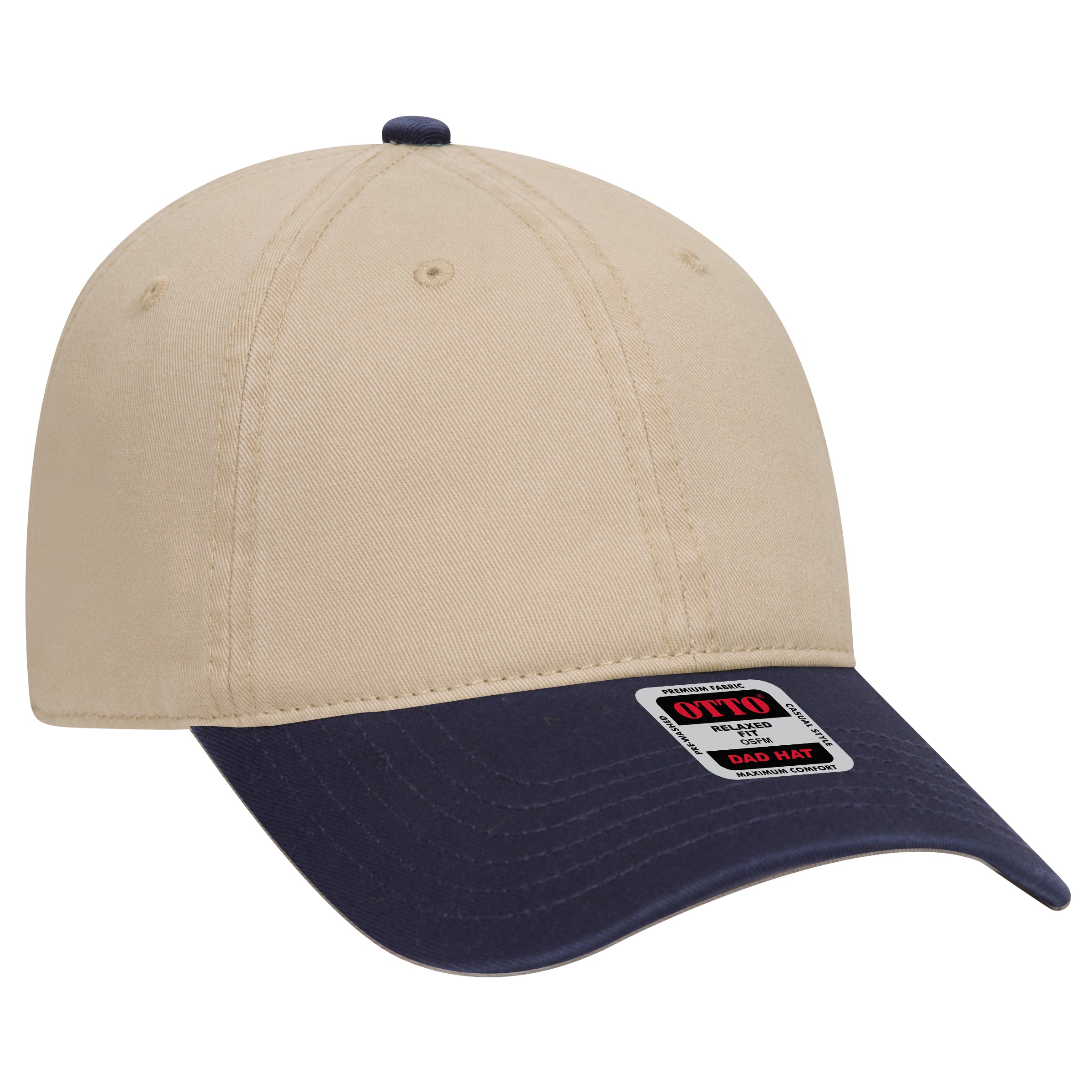 18-772 OTTO CAP 6 Panel Low Profile Dad Hat