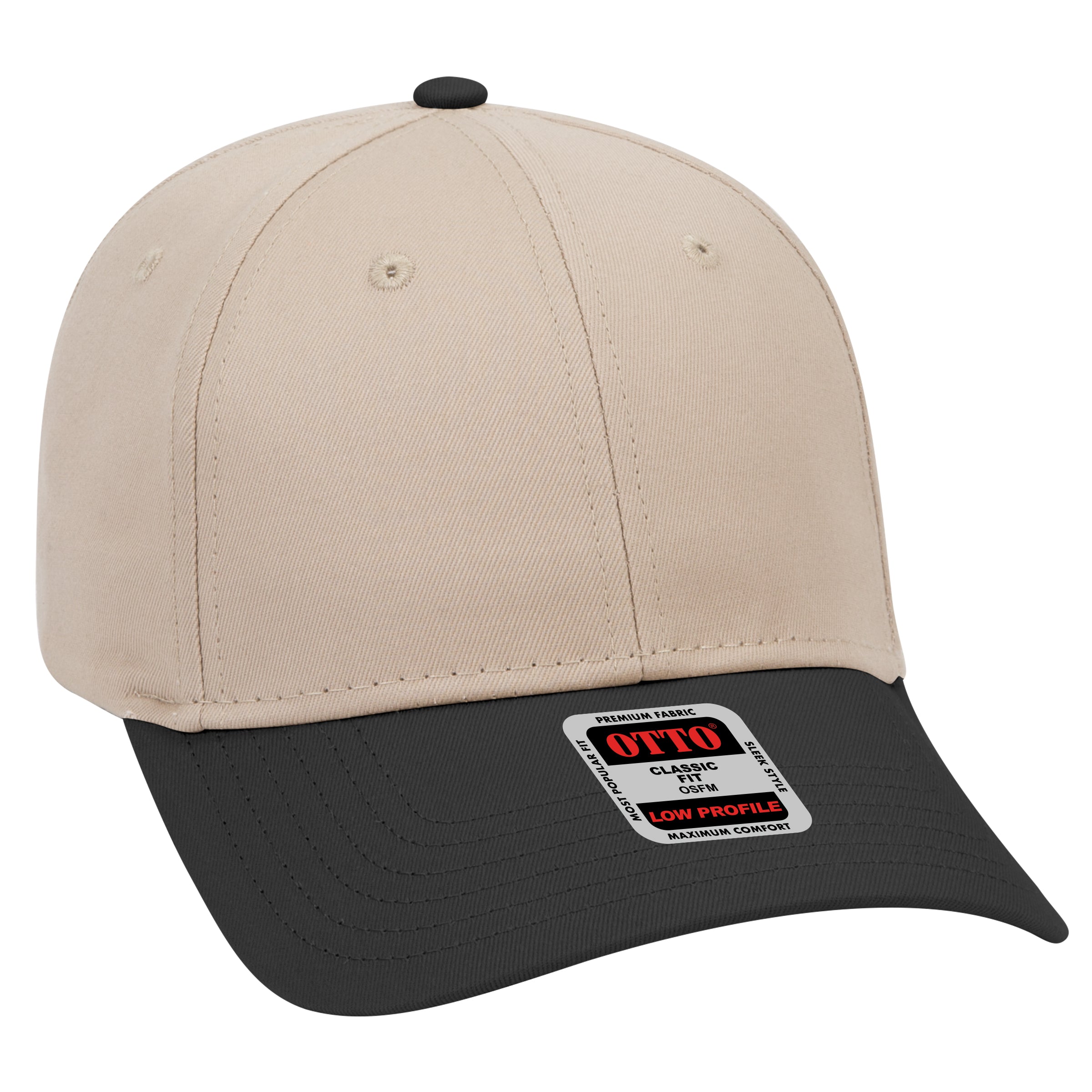19-536 OTTO CAP 6 Panel Low Profile Baseball Cap