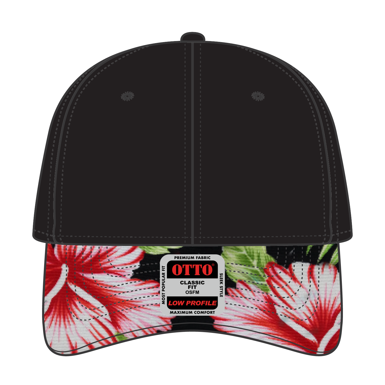 19-061 OTTO CAP 6 Panel Low Profile Baseball Cap