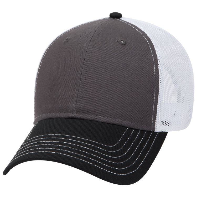 83-1239 OTTO CAP 6 Panel Low Profile Mesh Back Trucker Hat