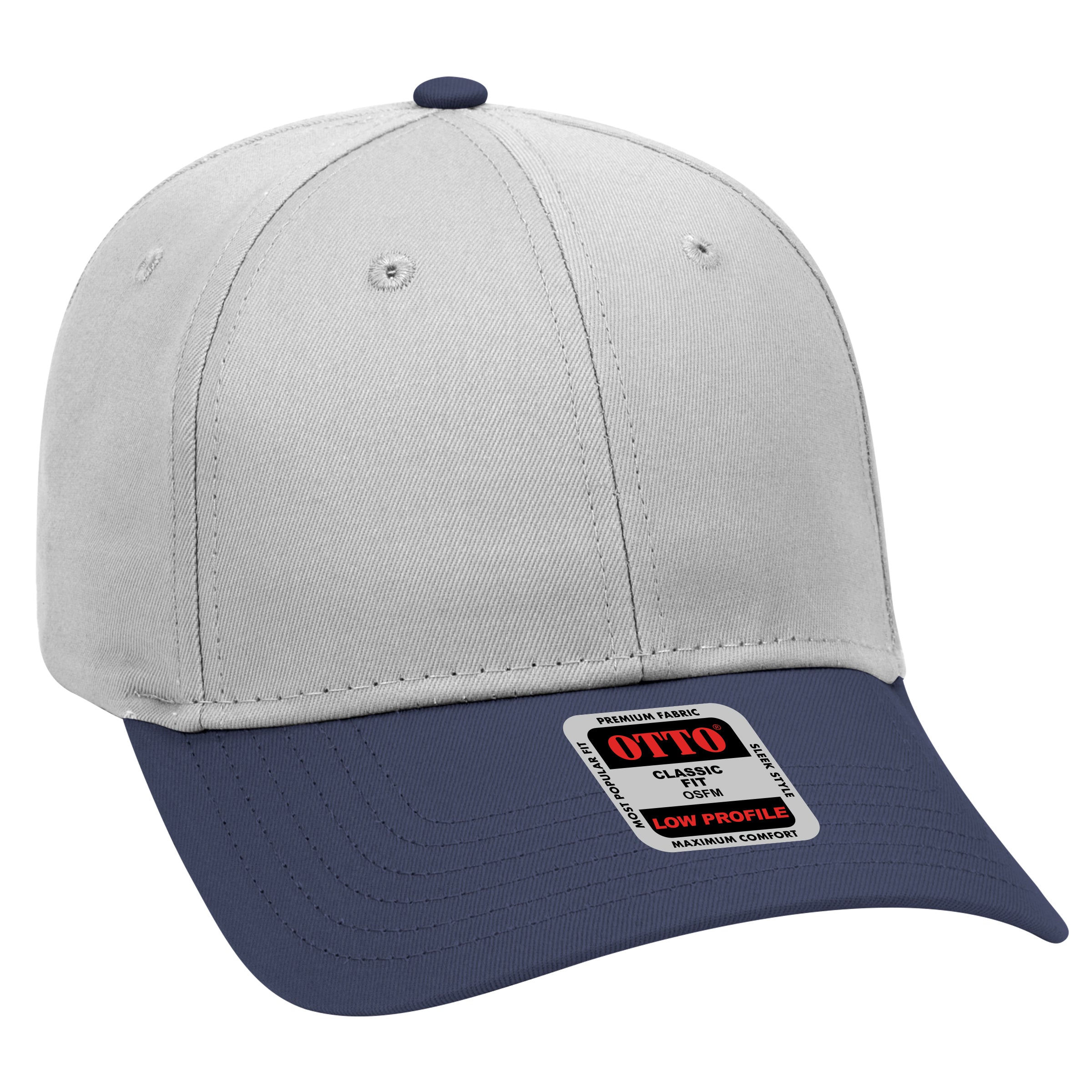 19-536 OTTO CAP 6 Panel Low Profile Baseball Cap