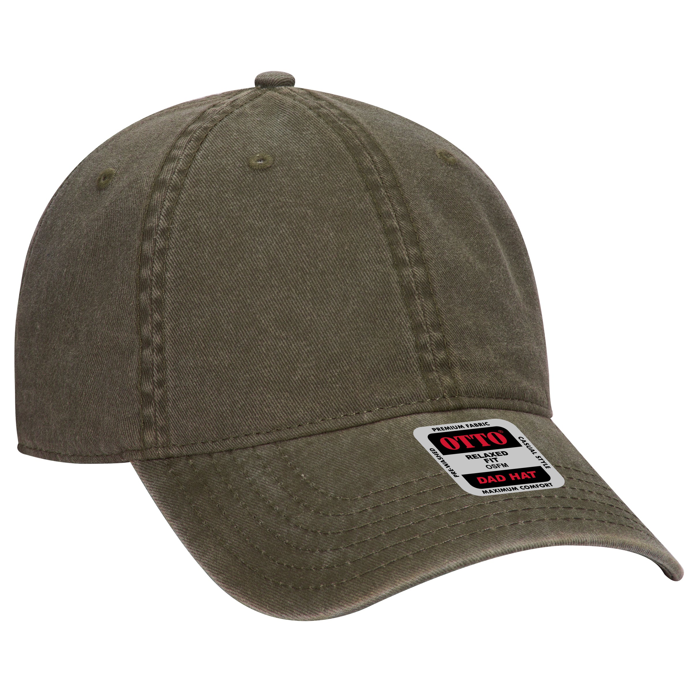 18-711 OTTO CAP 6 Panel Low Profile Dad Hat