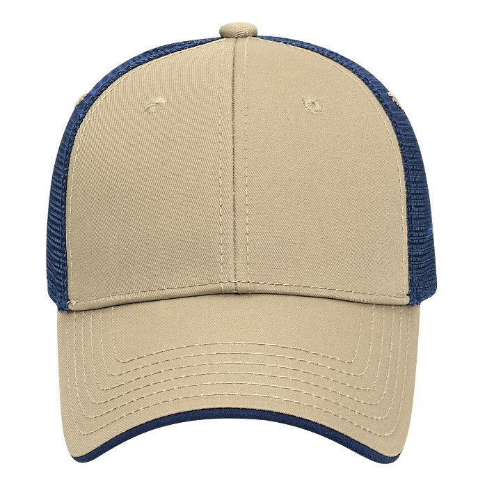 122-945 OTTO CAP 6 Panel Low Profile Mesh Back Trucker Hat