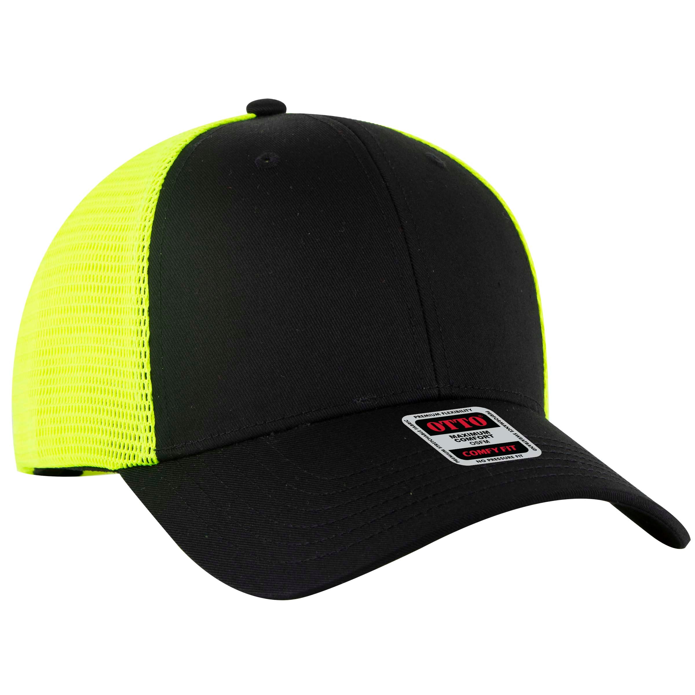 83-2 OTTO CAP "OTTO COMFY FIT" 6 Panel Low Profile Mesh Back Trucker Hat