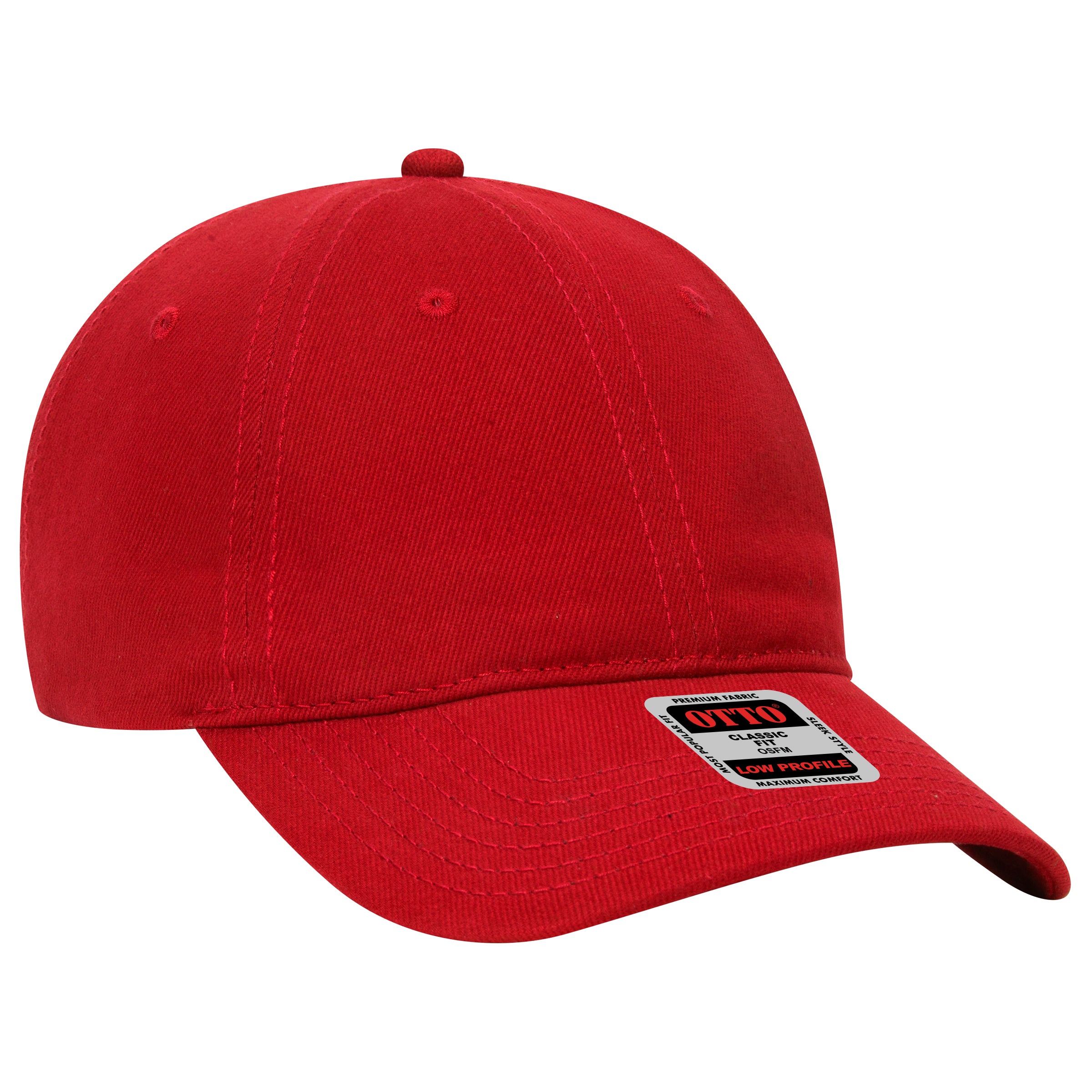 18-253 OTTO CAP 6 Panel Low Profile Baseball Cap