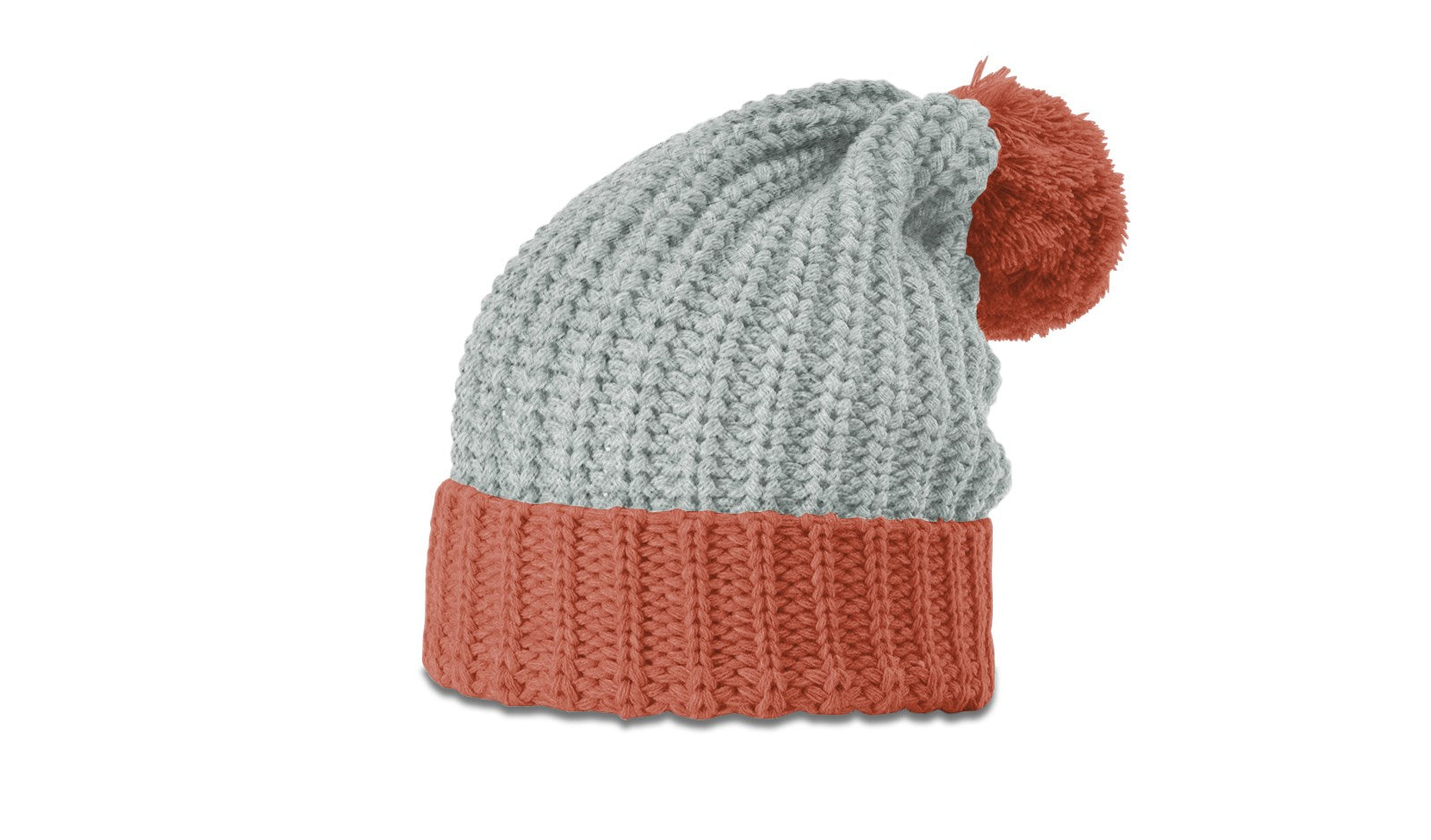 Richardson 143 Chunk Cable Beanie with Cuff &amp; Pom