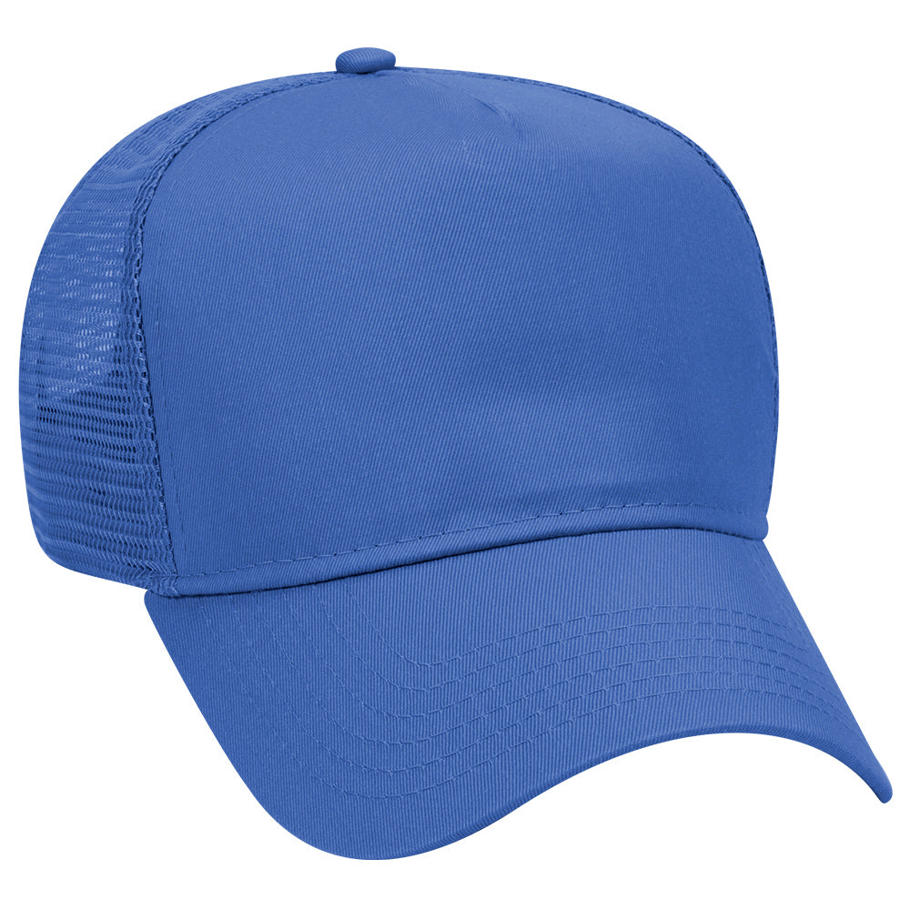 32-285 OTTO CAP 5 Panel Mid Profile Mesh Back Trucker Hat