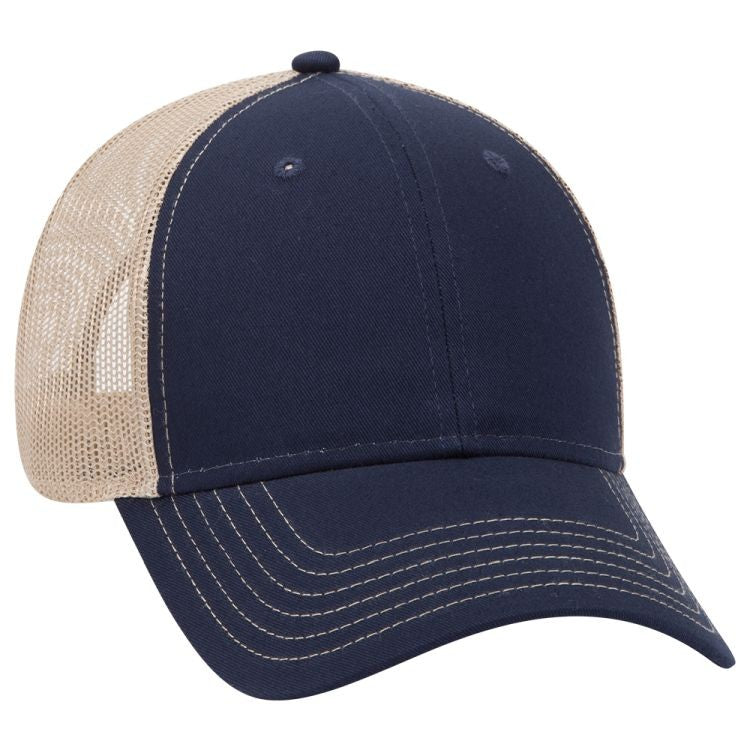 83-1239 OTTO CAP 6 Panel Low Profile Mesh Back Trucker Hat