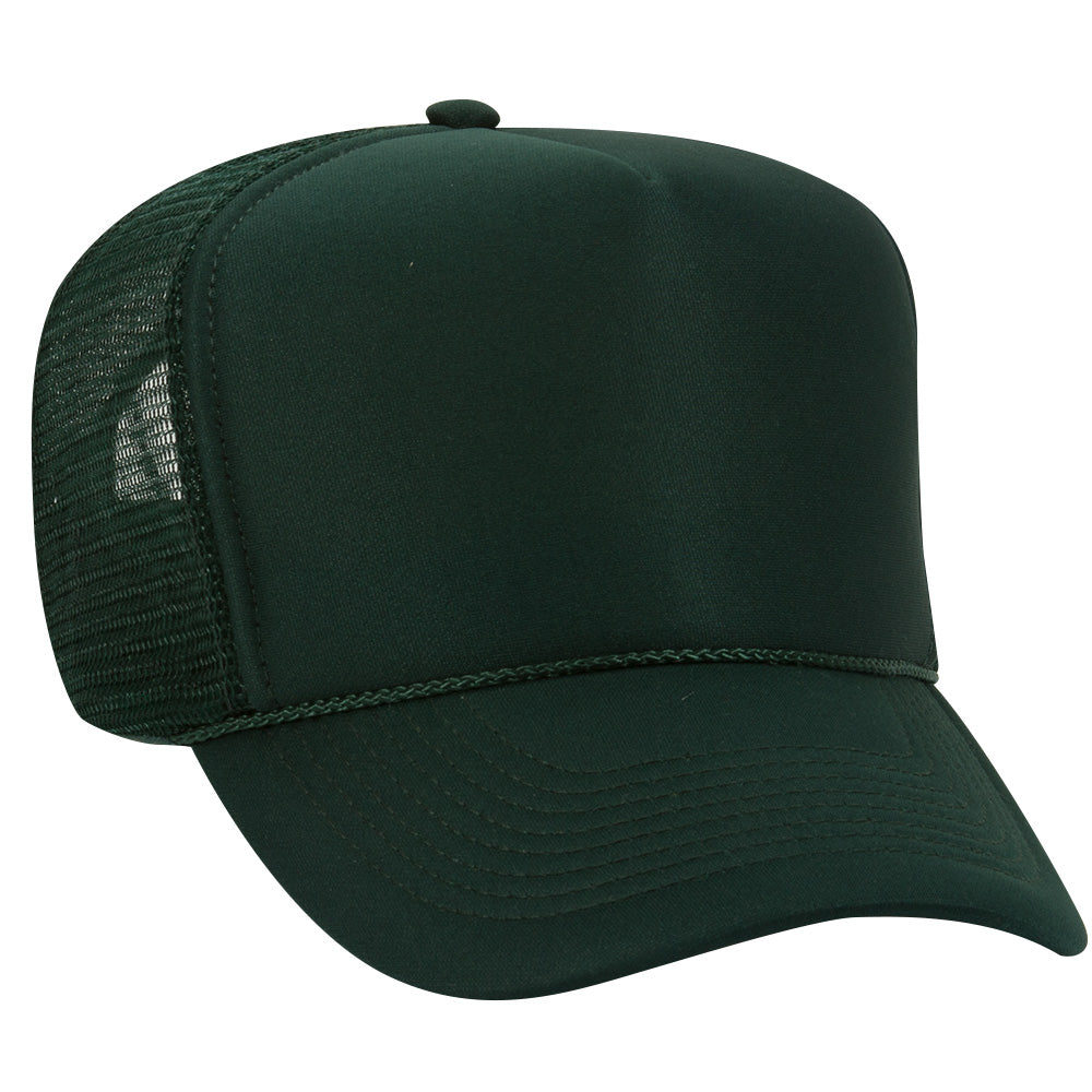 39-165 OTTO CAP 5 Panel High Crown Mesh Back Trucker Hat