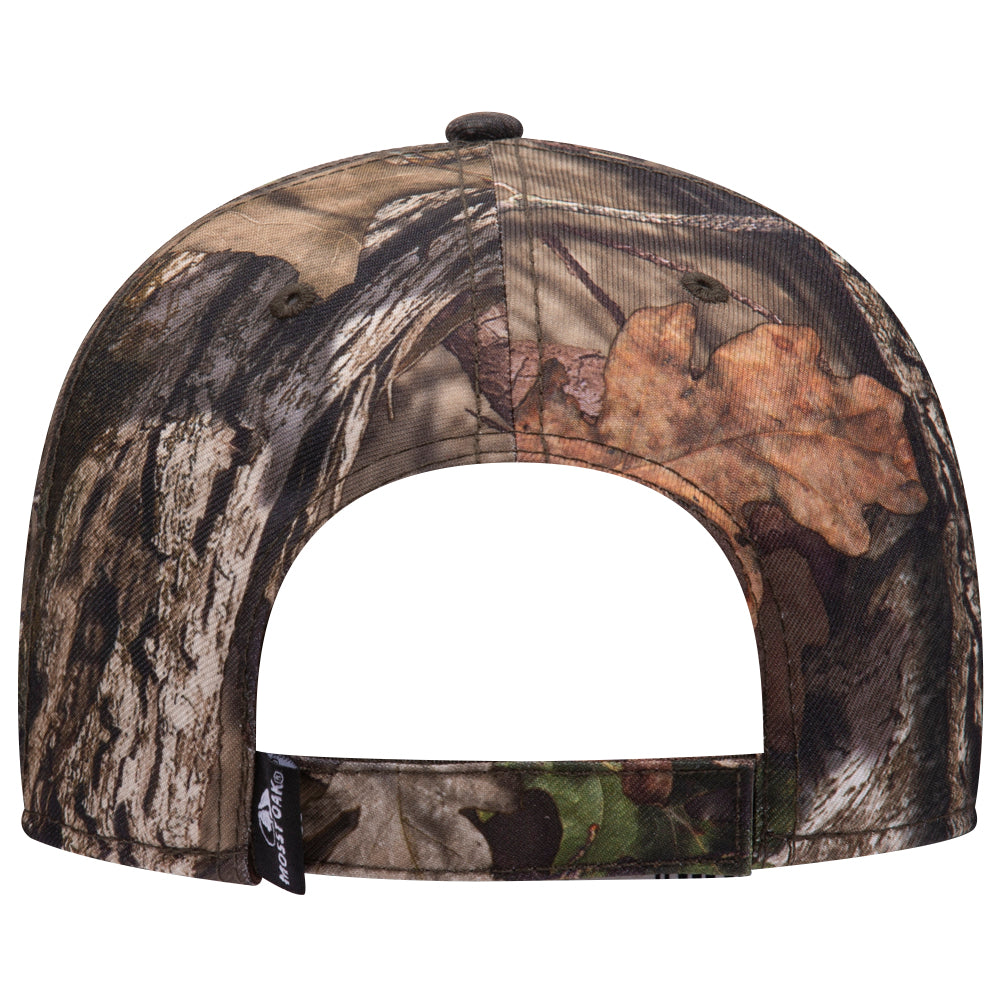 171-1295 OTTO CAP Mossy Oak Camouflage Superior Polyester Twill 6 Panel Low Profile Baseball Cap