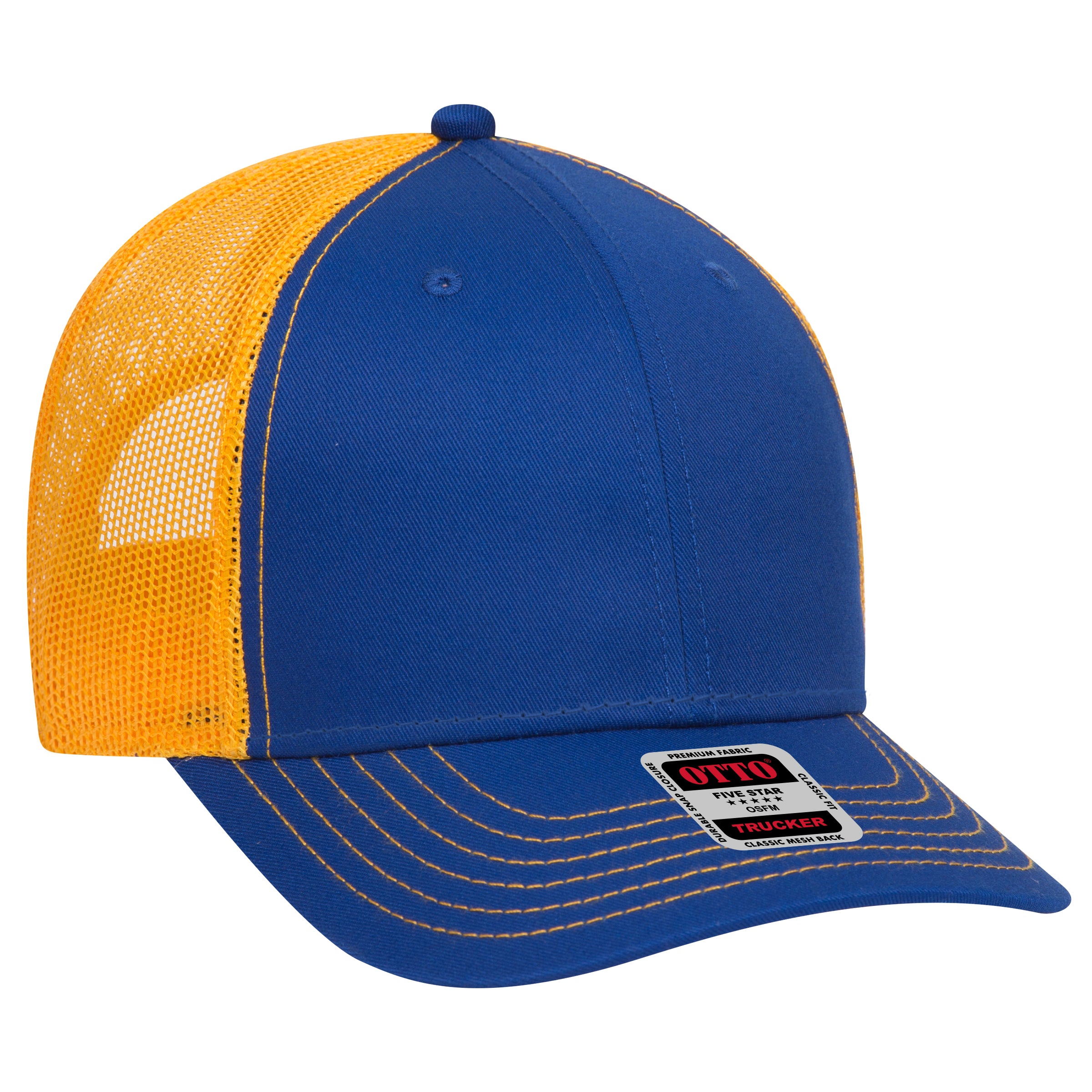 83-1239 OTTO CAP 6 Panel Low Profile Mesh Back Trucker Hat
