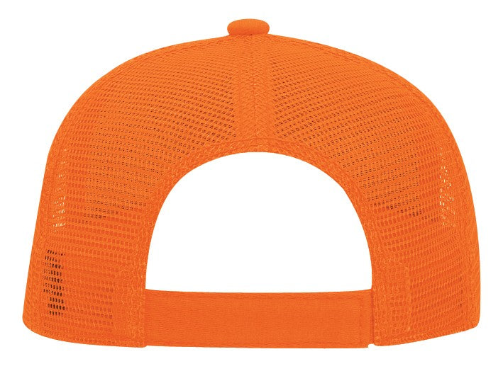32-934 OTTO CAP 5 Panel Mid Profile Mesh Back Trucker Hat
