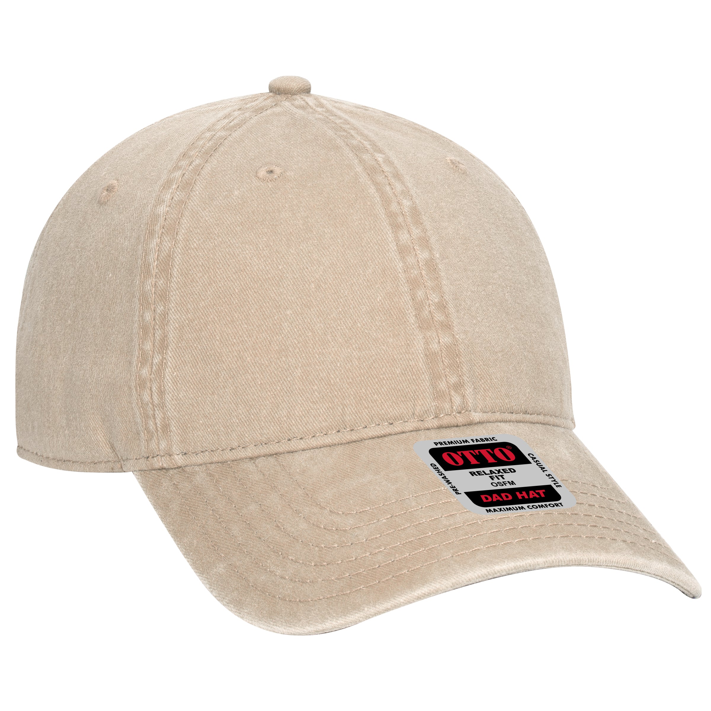 18-711 OTTO CAP 6 Panel Low Profile Dad Hat