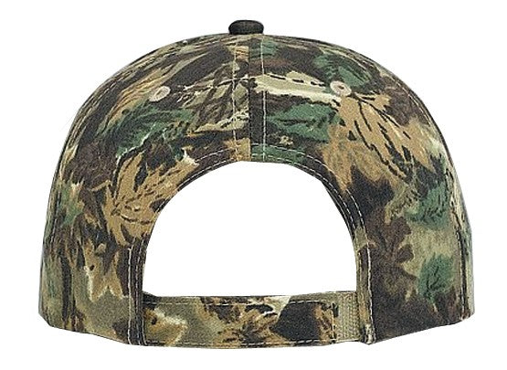 78-835 OTTO CAP Camouflage 6 Panel Low Profile Baseball Cap