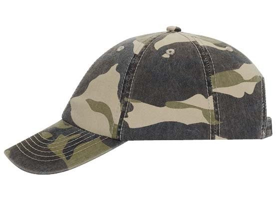 103-713 OTTO CAP Camouflage 6 Panel Low Profile Baseball Cap