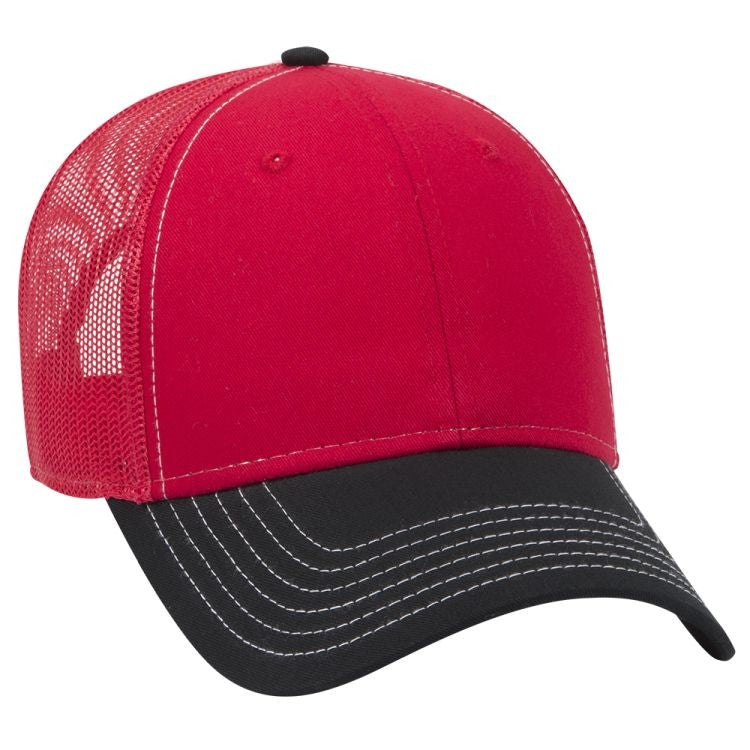 83-1239 OTTO CAP 6 Panel Low Profile Mesh Back Trucker Hat